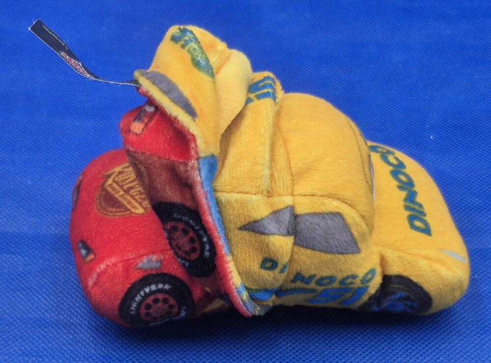 Disney Pixar CARS 3 Reversible Plush Lightning McQueen Cruz Ramirez 5" Jay@Play
